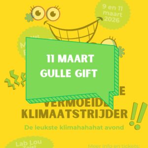 Humor voor vermoeide klimaatstrijders 11 maart 2026 Gulle Gift